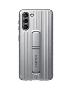 Samsung Galaxy S21 Protective Standing Cover Light Gray